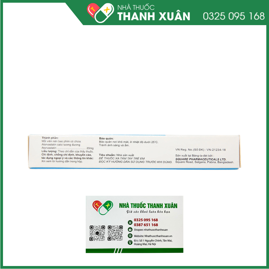 Normelip 20 điều trị tăng cholesterol huyết